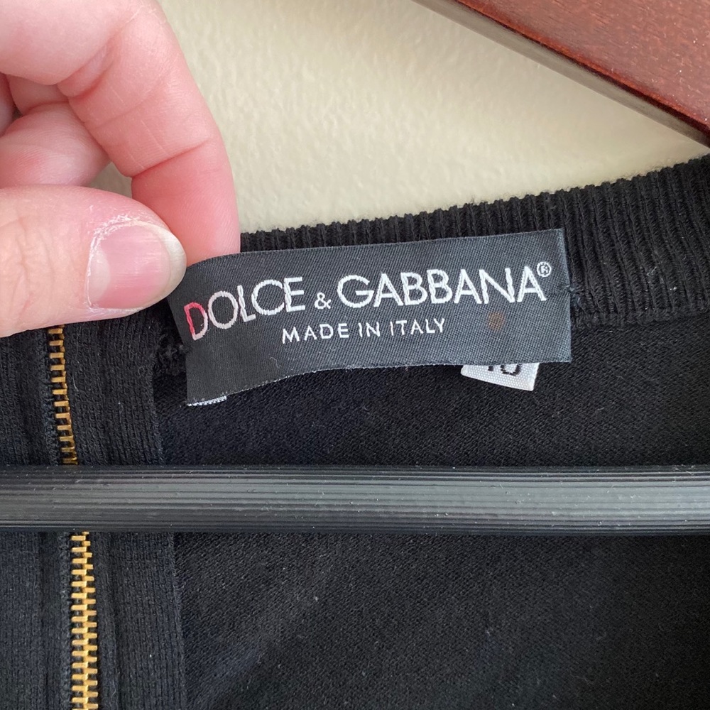 •SOLD•Dolce&Gabbana Corset Cardigan Lace Up Top - Picture 3 of 7